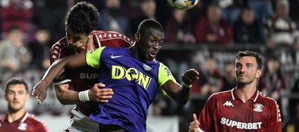 Liga 1 - Etapa 7 - play-off: Rapid București - CFR Cluj 1-2